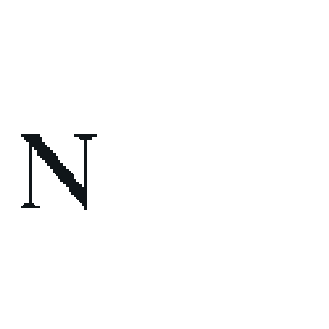 Typography Nc Sticker by Nouvelle Cuisine