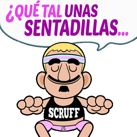 Gym Cardio Sticker by SCRUFF
