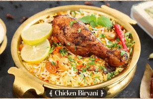 Chicken Biryani Cooking GIF by Zorabian Foods