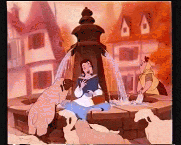 Image result for reading gif disney