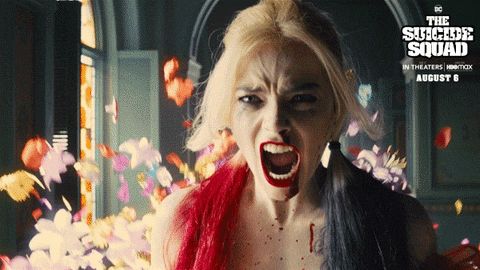 Yelling Harley Quinn GIF by The Suicide Squad - Find & Share on GIPHY