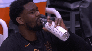 Nba Playoffs Drinking GIF by NBA