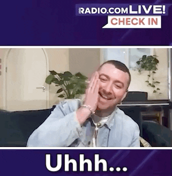 Check In Sam Smith GIF by Audacy