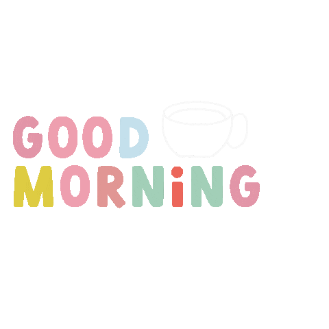 Good Morning Coffee Sticker by iamnotyetme