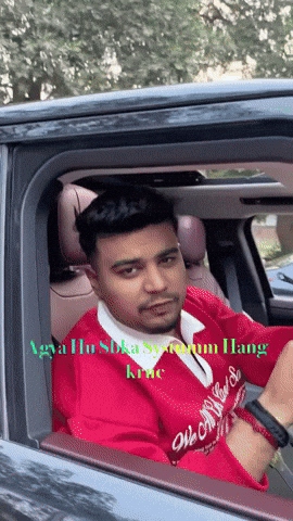 Agya Hu Sbka Systumm Hang Krne GIF