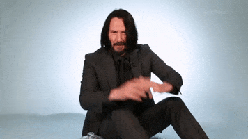 Keanu Reeves Thank You GIF by BuzzFeed