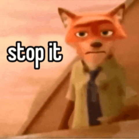 Stop It Nick Wilde GIF