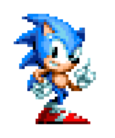 Sonic The Hedgehog Sprite Sticker