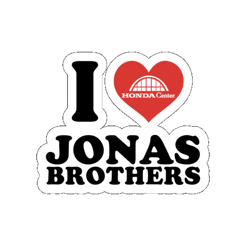 Jonas Brothers Sticker by Honda Center
