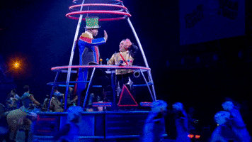 high five out of this world GIF by Ringling Bros. and Barnum & Bailey