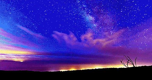 Timelapse Shooting Star GIF