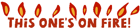 On Fire Art Sticker