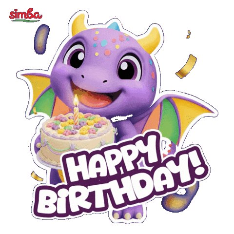 Happy Birthday Sticker by Simba Cereal