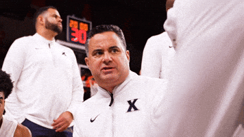 Sean Miller Fire GIF by Xavier Men's Basketball's Basketball