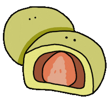 Rice Cake Matcha Sticker