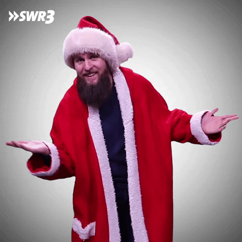 Drunk Santa Claus GIF by SWR3