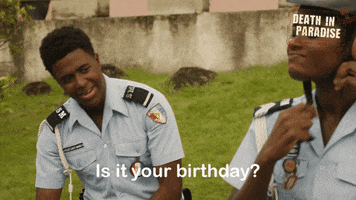 Birthday GIF by Death In Paradise