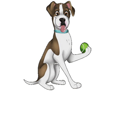 Dog Tennis Sticker by TCWGlobal