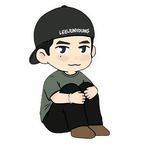 Peace Sitting Sticker