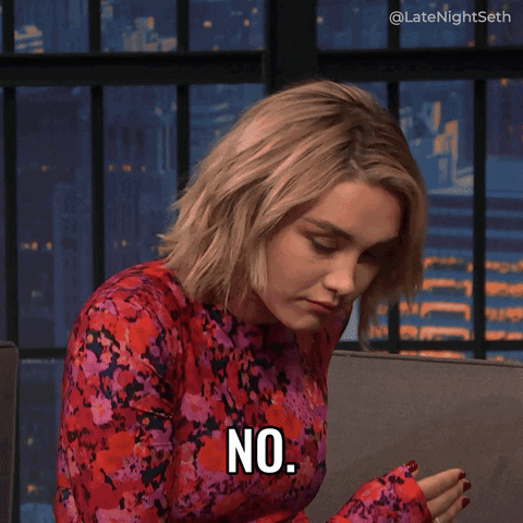 No Way GIF by Late Night with Seth Meyers