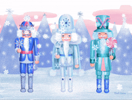 Winter Wonderland Snowflakes GIF