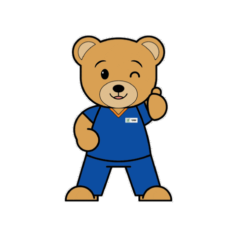 SAM Bear of SGH Sticker