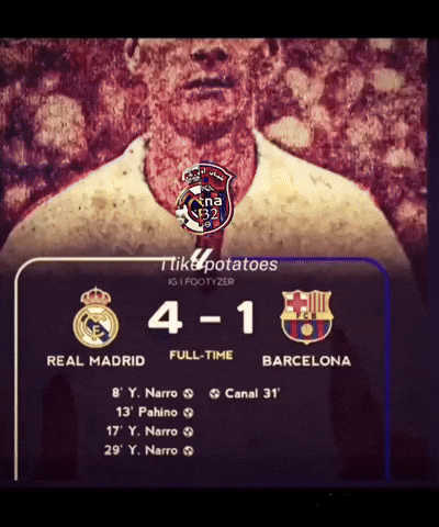 Real Madrid Barcelona GIF