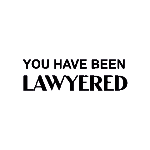 Lawyered AS Sticker