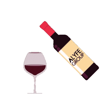 Drunk Cheers Sticker by ALYFE