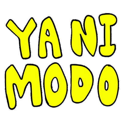 Johnnymodo Ni Modo Sticker