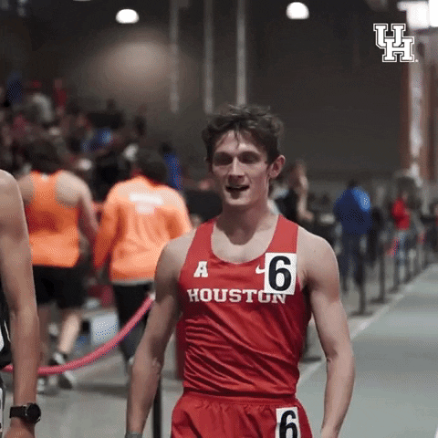 Celebrate Track And Field GIF by Coogfans