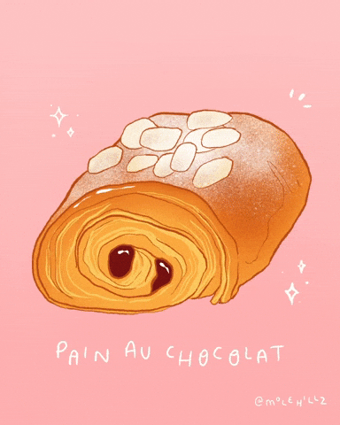 Pain Au Chocolat Cooking GIF by molehill