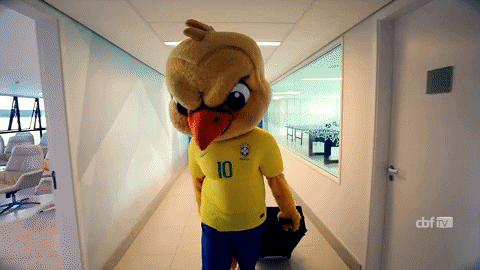 selecao brasileira brazilian mascot GIF by ConfederaÃ§Ã£o Brasileira de Futebol
