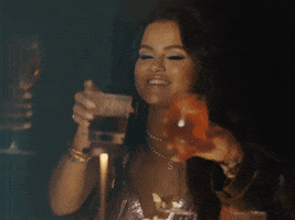 Cheers GIF by Selena Gomez
