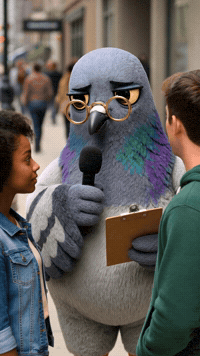Petty Pigeon Knock Knock Street Interview