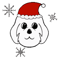 Celebrating Santa Claus Sticker