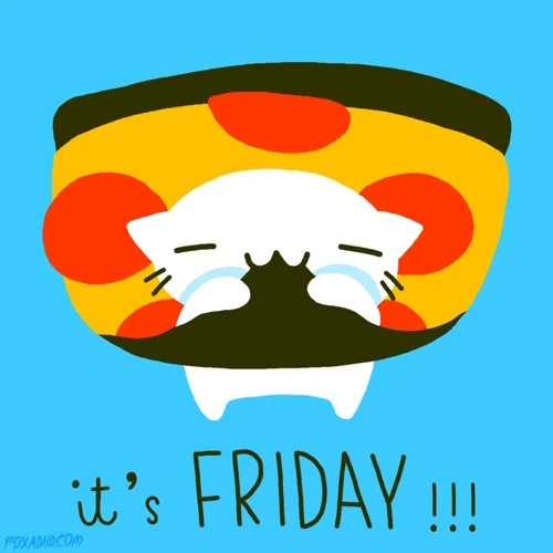 Its Friday Cat GIF