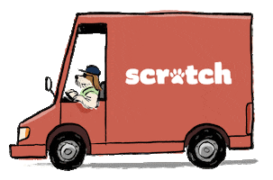 World of Scratch Sticker