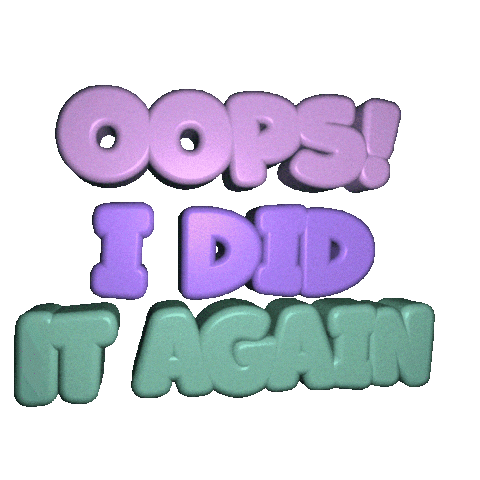 Oops I Did It Again 90S Sticker by Legacy Recordings