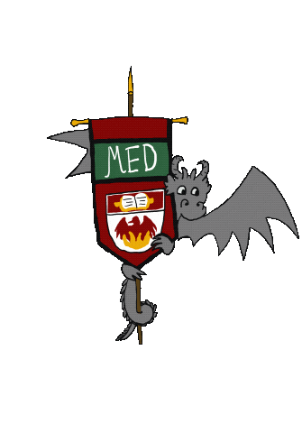 Gradgargoyle Sticker by UChicagoGRAD