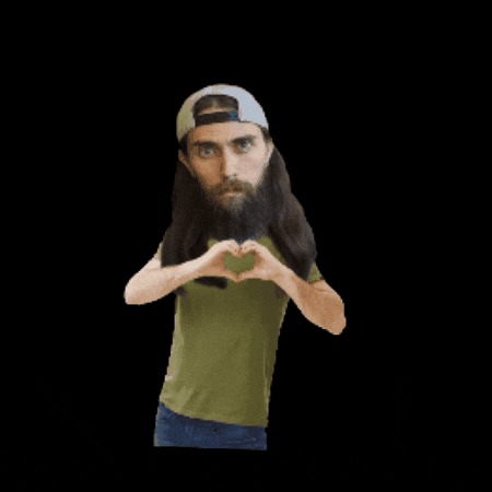 Love You Hearts GIF