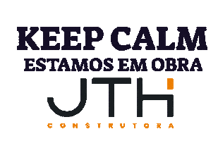 Obra Keep Calm Sticker by JHS Construtora