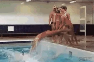 Pool Dive GIF