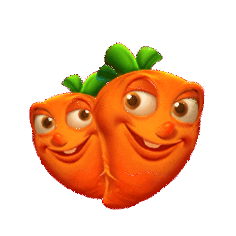 Friends Carrot Sticker by DoubleU Casino