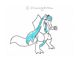 Hatsune Miku Dinosaur Sticker