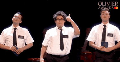 Book Of Mormon Thumbs Up GIF by Official London Theatre