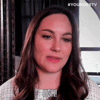 Groan Ugh GIF by YoungerTV