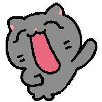 Laugh Funny Cat Sticker by Olso