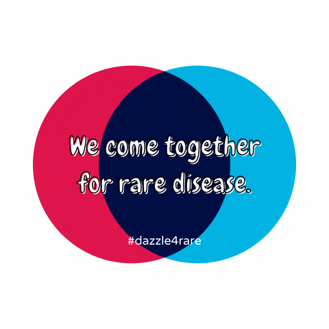 Community Come Together GIF by Dazzle4Rare