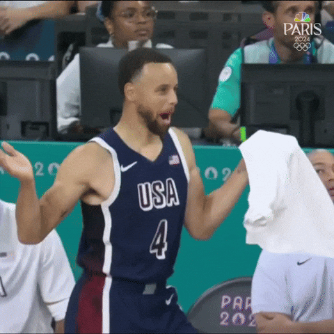 Happy Stephen Curry GIF by NBC Olympics - Find & Share on GIPHY, image size:480x480